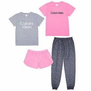 Calvin Klein Youth 4-piece Pajama Set, Pink
